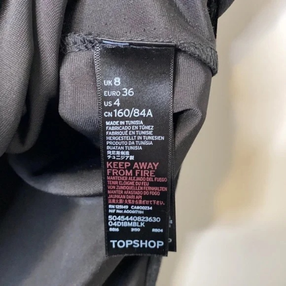 Topshop Black Beaded Lace-up Velvet Bodysuit - Picture 8 of 12